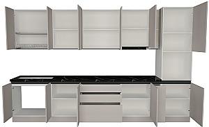 Set mobila bucatarie ArtFlame Gola 3.6 m New Grey(Bej)