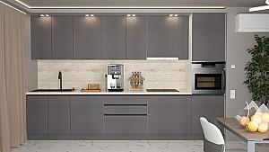 Set mobila bucatarie ArtFlame Gola 3.6 m Storm Grey(Gri)