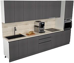 Set mobila bucatarie ArtFlame Gola 3.6 m Storm Grey(Gri)