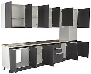 Set mobila bucatarie ArtFlame Gola 3.6 m Storm Grey(Gri)