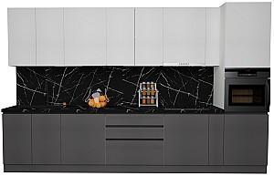 Set mobila bucatarie ArtFlame Gola 3.6 m White(Alb)/Storm Grey(Gri)