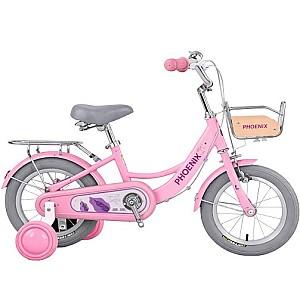 Bicicleta copii New World Meng Qu Pink 12"