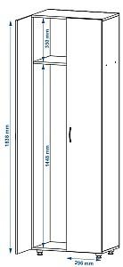 Dulap Pehotin SHG-1 Stejar Sonoma(Bej)