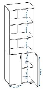 Etajera Pehotin SHD-5 Nuc(Maro)