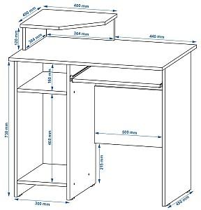 Masa pentru calculator Pehotin Orion stejar sonoma