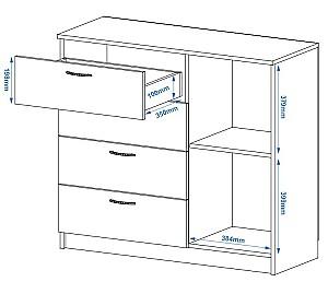 Comoda Pehotin K-4+1 Nuc