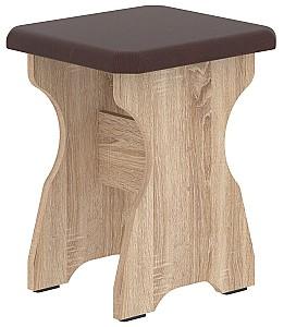 Taburet Pehotin 1 stejar sonoma/maro