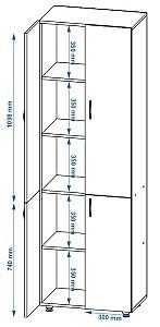 Dulap Pehotin SHD-3 Nuc(Maro)