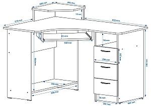 Masa pentru calculator Pehotin Compact nuc