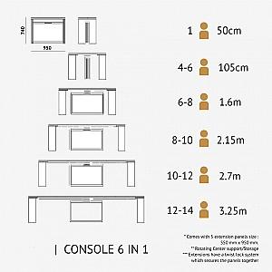 Masa ArtFlame Console White 3.2m