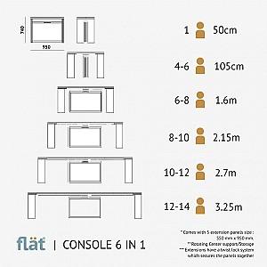 Masa ArtFlame Console Grey/Beige 3.2m