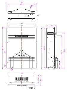 Semineu electric ArtFlame Corsica (0810012)