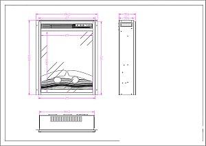 Semineu electric ArtFlame Miriam 0810013