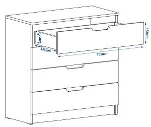 Comoda Pehotin K-4 ECO Kraft