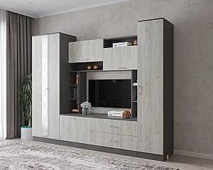 Living ML Mobila ML-3 Antracit/Stejar Kraft Alb