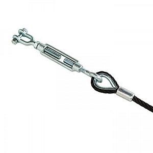 Set pentru joaca PlayPark Piramida din frânghia armată – 2,7m