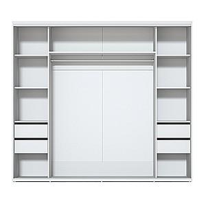 Dulap-cupe Fabrik Home 2400 (1) frasin alb