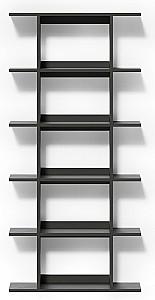 Etajera Fabrik Home N 6 Pablo Bazalt (Negru)
