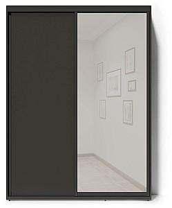 Dulap-cupe Fabrik Home Oslo 1600 (1 oglinda) Bazalt (Negru)