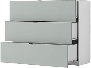 Comoda Fabrik Home Hardy 3S Frasin Alb / Gri Mat