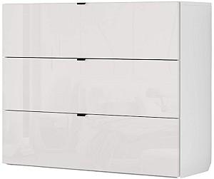 Comoda Fabrik Home Hardy 3S Frasin Alb / Alb Lucios