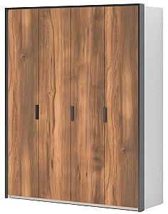 Dulap Fabrik Home Marshal Alb / Stejar Barroko