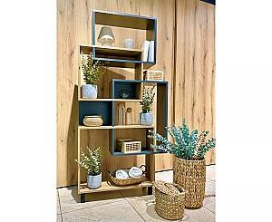 Etajera Fabrik Home Josse Antracit(Gri)/Stejar Ewok(Bej)