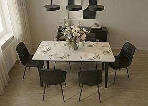 Masa Fabrik Home Crown Frasin Alb / Antracit