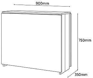Masa Fabrik Home Helicopter dr frasin negru
