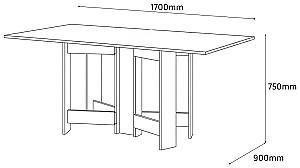 Masa Fabrik Home Helicopter dr frasin negru