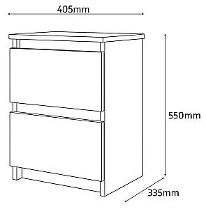 Noptiera Fabrik Home Havana Gri