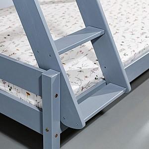 Pat copii MobiCasa Mira 80/120x200 Gri