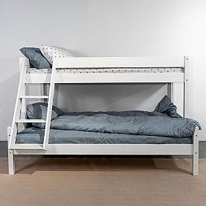 Pat copii MobiCasa Mira White 80/120x200