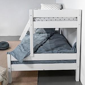 Pat copii MobiCasa Mira White 80/120x200