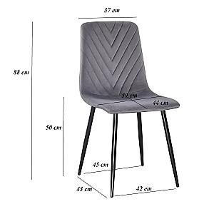 Scaun Yasen DC 5012 S (HLR 22) Gri