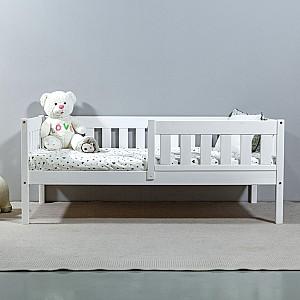 Pat copii MobiCasa Alvin 80x160 Alb