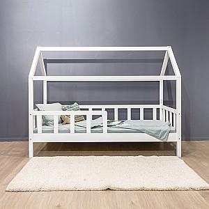 Pat copii MobiCasa Jasmine 80x160 White