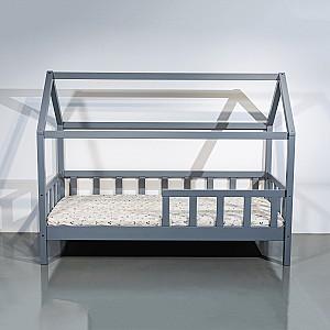 Pat copii MobiCasa Jasmine 90x200 Gri