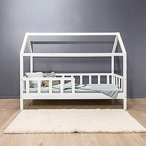 Pat copii MobiCasa Jasmine 90x200 Alb