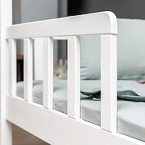 Pat copii MobiCasa Jasmine 90x200 Alb