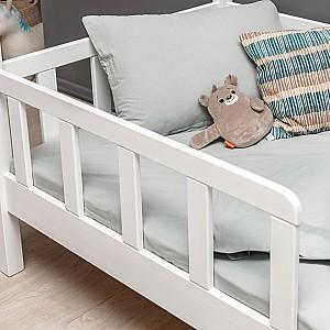 Pat copii MobiCasa Jasmine 90x200 Alb