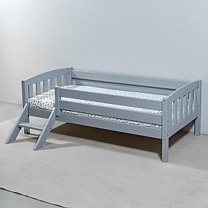 Pat copii MobiCasa Dino Gray 80x160