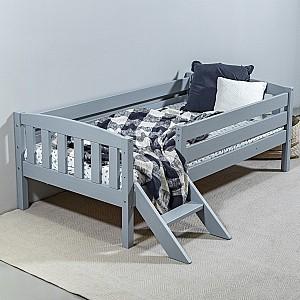 Pat copii MobiCasa Dino Gray 80x160