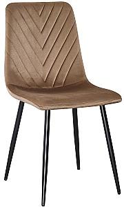 Set de masa si scaune Yasen Т1921 Textura Lemn Maro + 4 scaune DC 5012 S (HLR 11) Maro Auriu