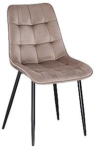 Set de masa si scaune Yasen DT-2423 120x80 Mocha White + 6 scaune DC 6005 (HLR 8) Maro Inchis