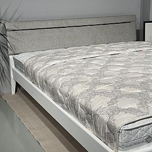 Pat MobiCasa L-258 160x200 Alb / Topaz 90 (Gri Deschis)