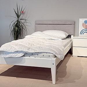 Pat MobiCasa L-158 90x200 Alb / Alpaca 90 (Gri Deschis)