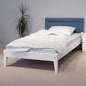 Pat MobiCasa L-158 90x200 Alb / Alpaca 82 (Albastru)