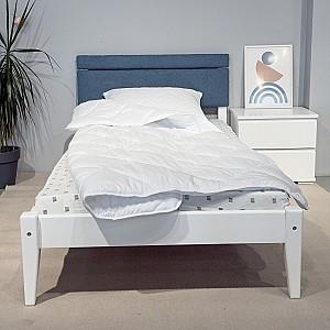 Pat MobiCasa L-158 90x200 Alb / Alpaca 82 (Albastru)