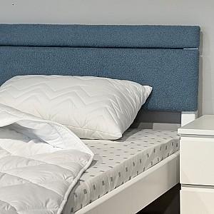 Pat MobiCasa L-158 90x200 Alb / Alpaca 82 (Albastru)